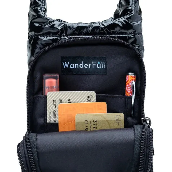 Black Glossy HydroBag with Black Strap