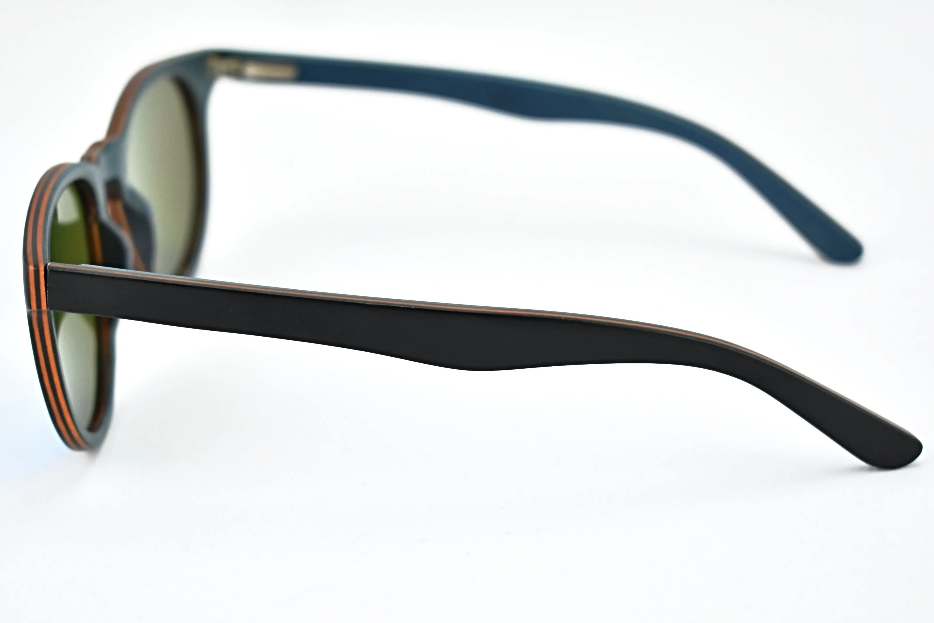 Black Maple Sunglasses Ice Blue Lens - Sari