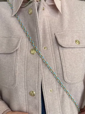 Blue and Gold Chain
