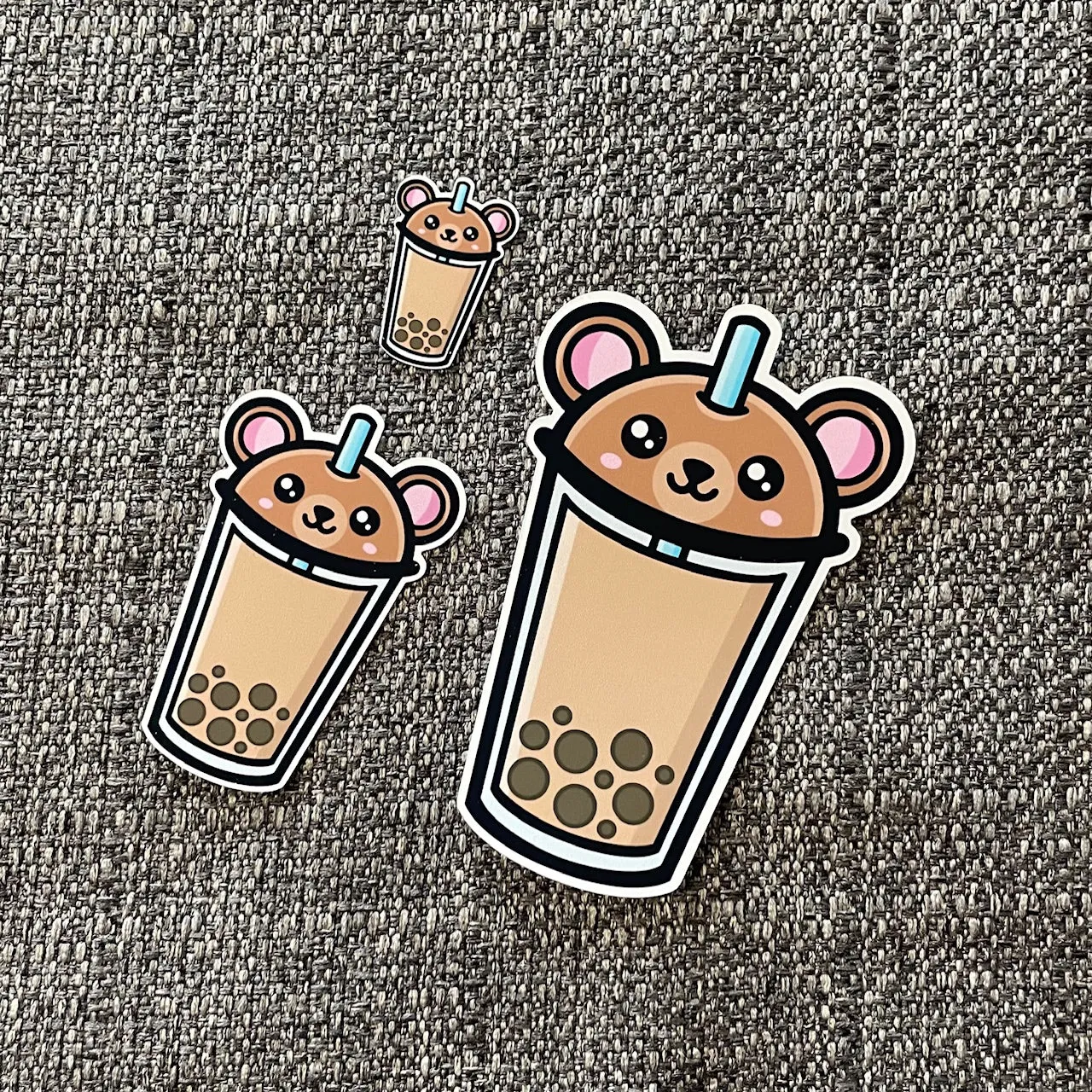 Boba Teddy Sticker