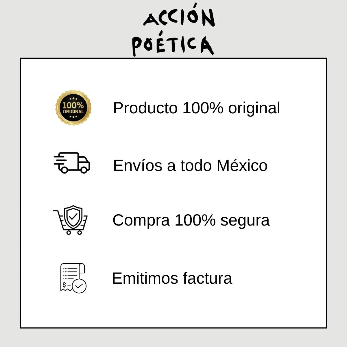 Bolsa Tote Acción Poética Más amor por favor OD77002