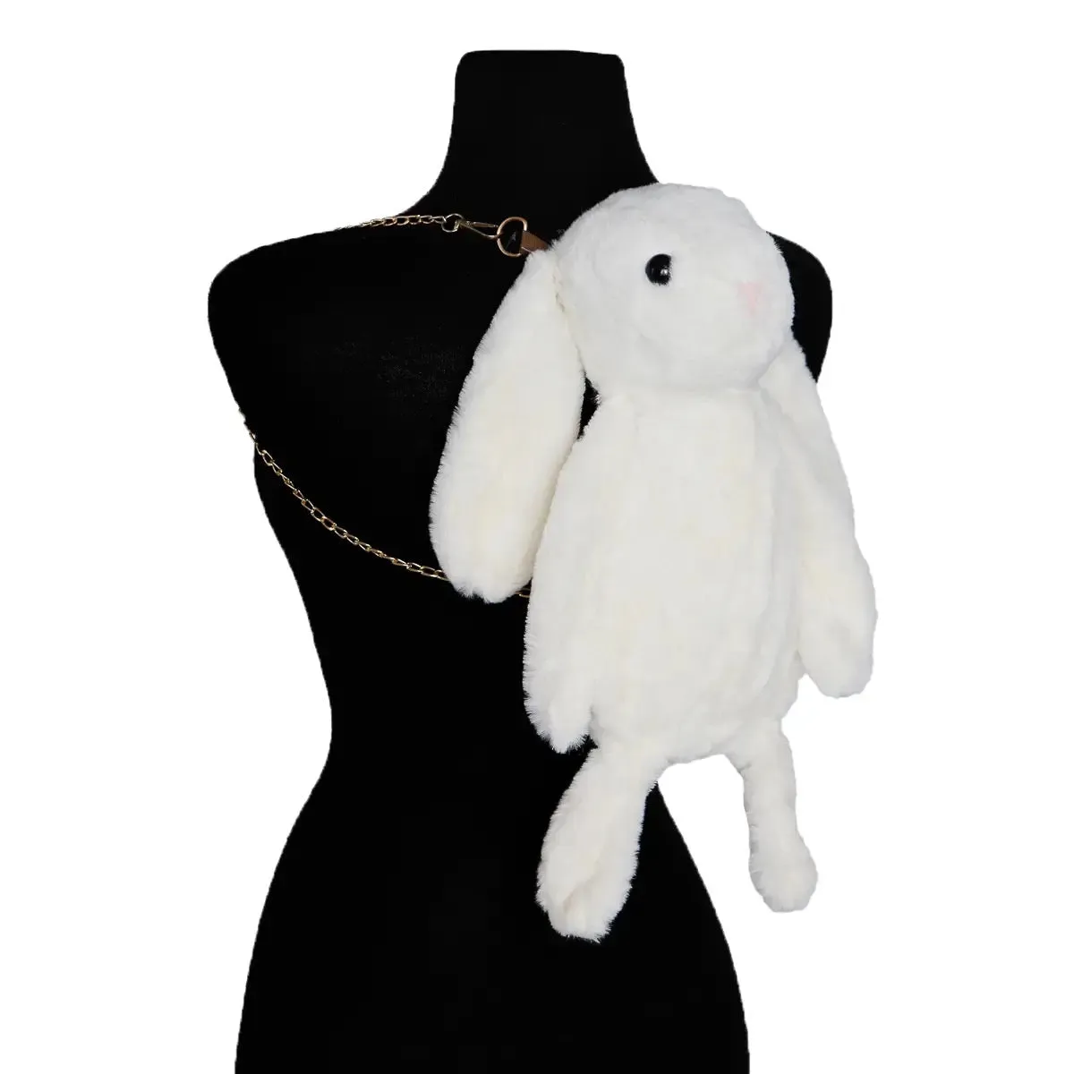 Bunny Rabbit Fuzzy Faux Fur Crossbody Bag