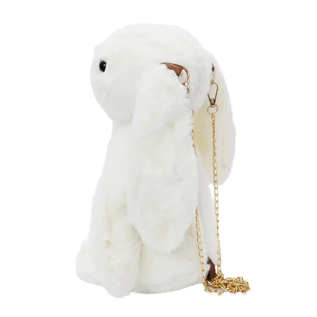 Bunny Rabbit Fuzzy Faux Fur Crossbody Bag