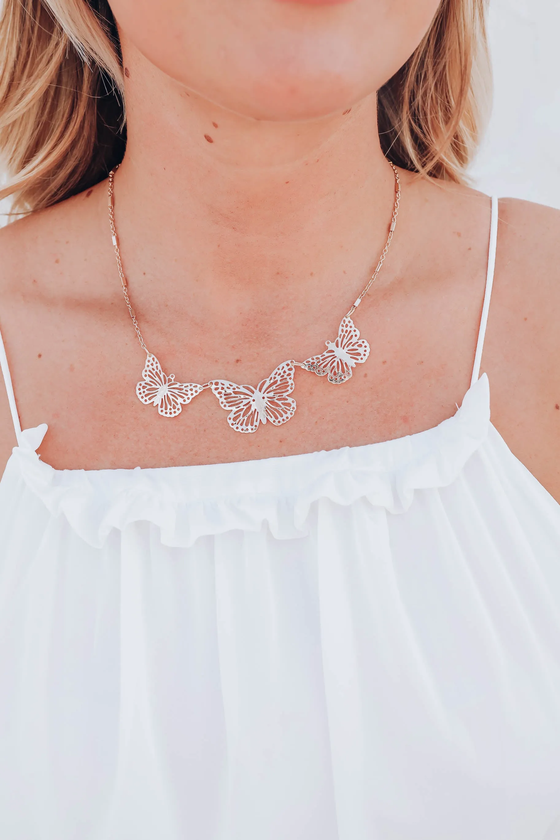Butterfly Bay Necklace - Gold