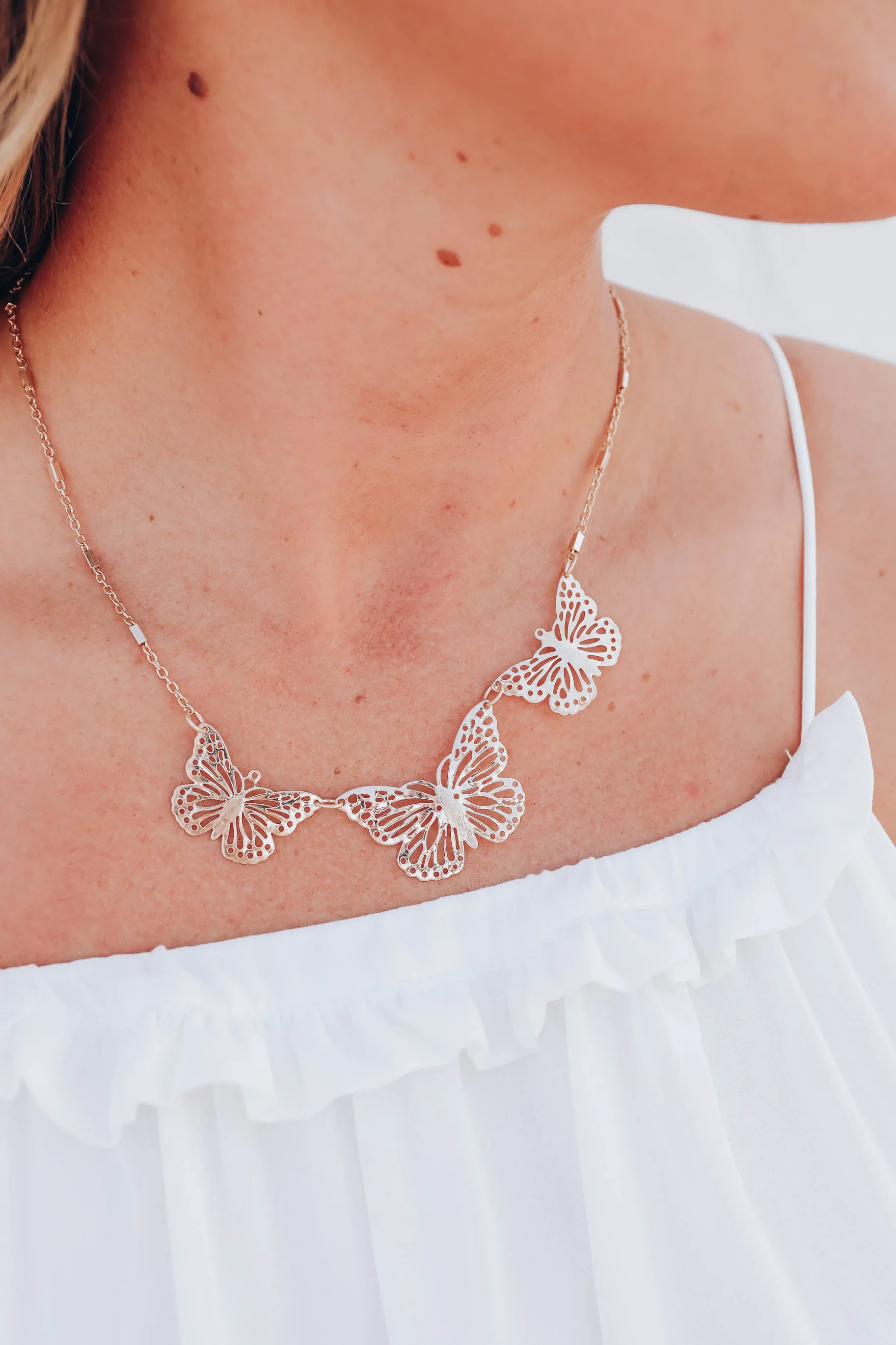 Butterfly Bay Necklace - Gold