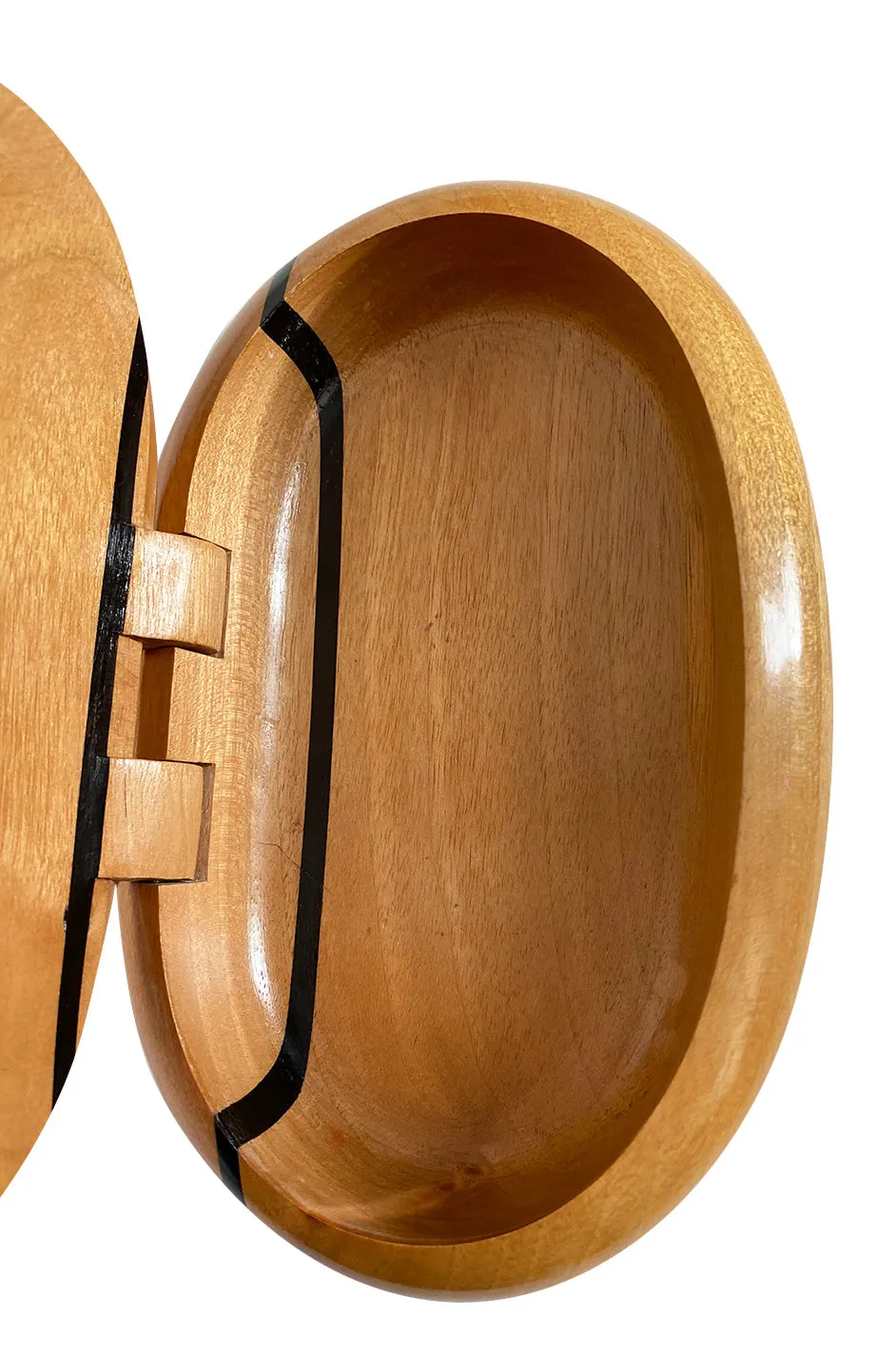 c. 1975 Fendi Limited Edition Hand Carved Wood Clutch Bag