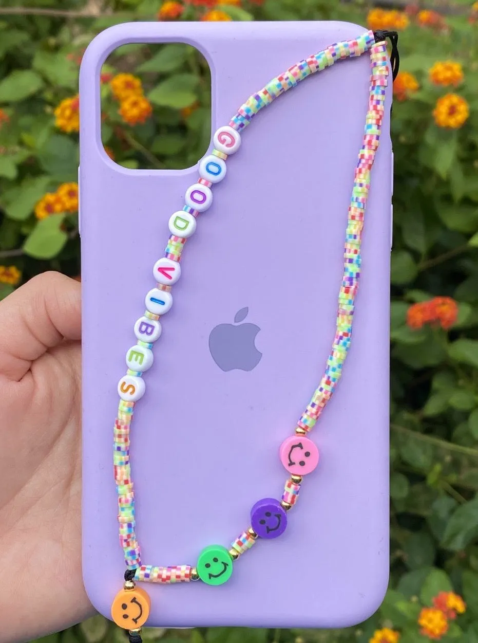 Cadena de Celular Good Vibes