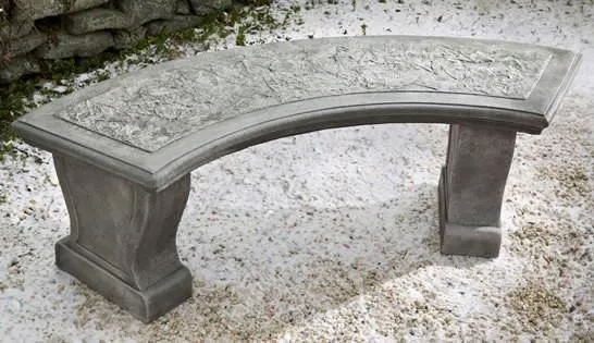 Campania Curved Leaf Bench