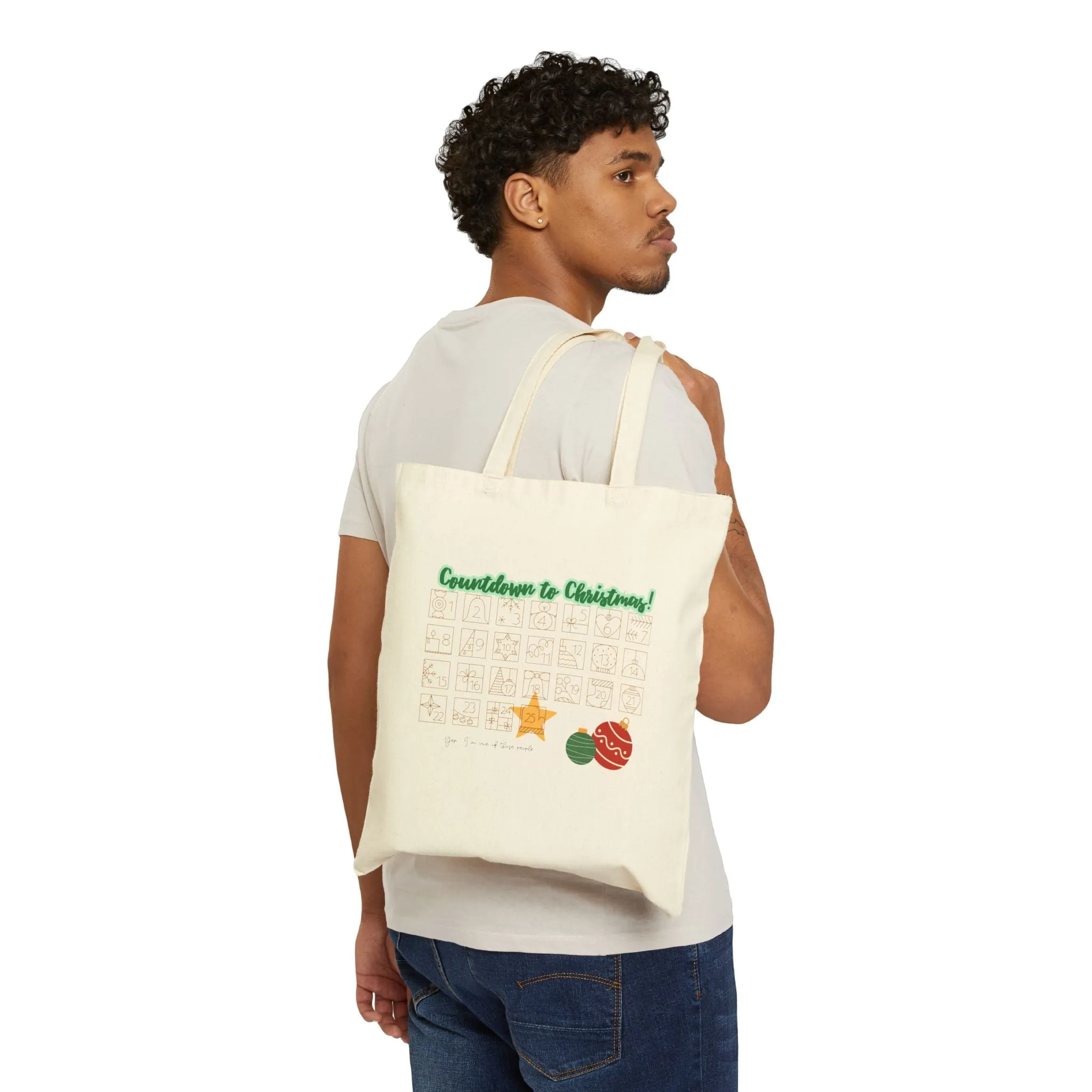 Canvas Tote Bag - Christmas Countdown