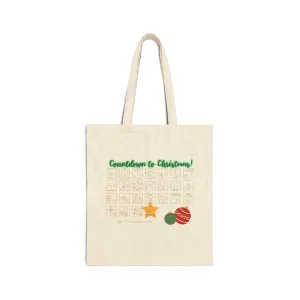 Canvas Tote Bag - Christmas Countdown