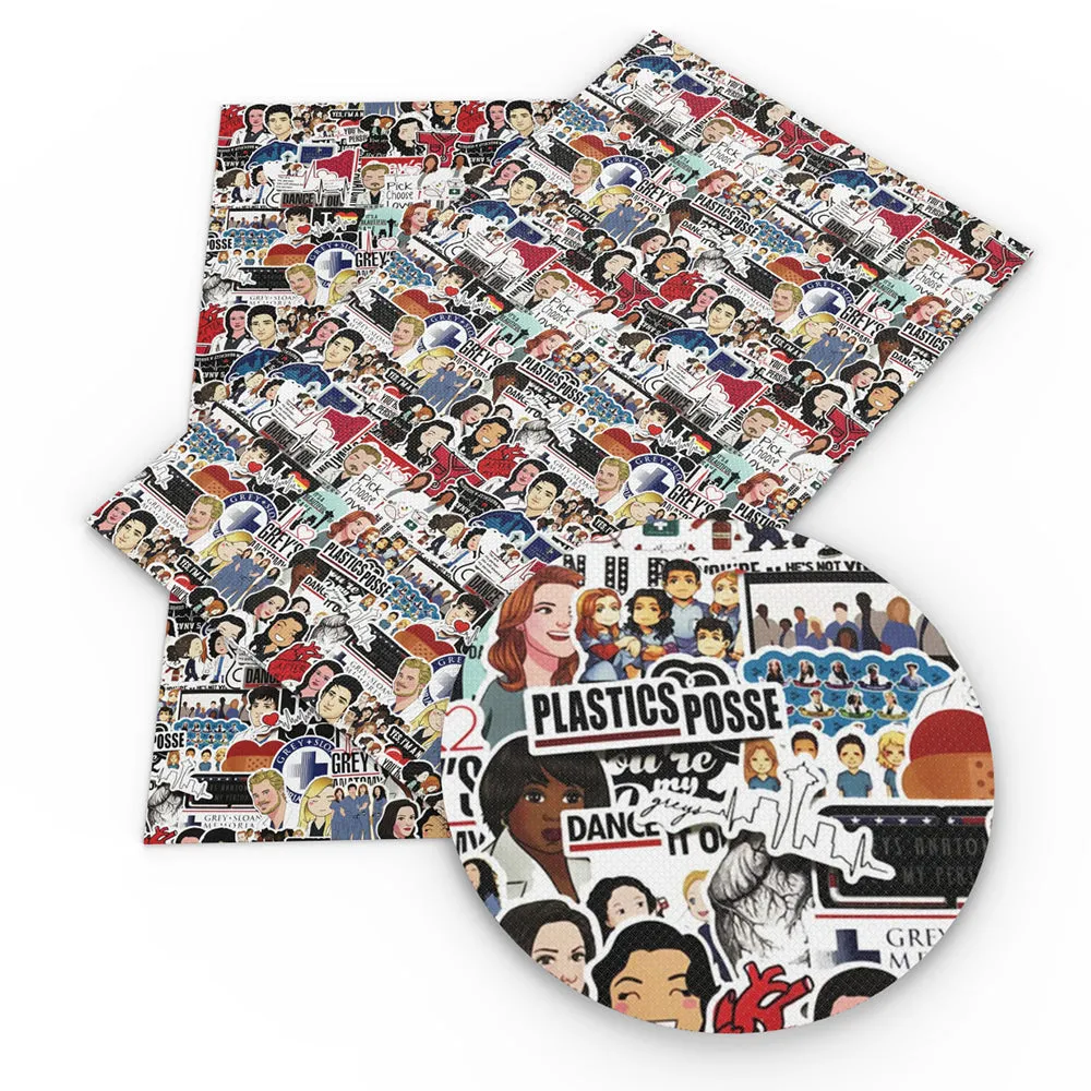 Cartoon Theme Printed Fabric
