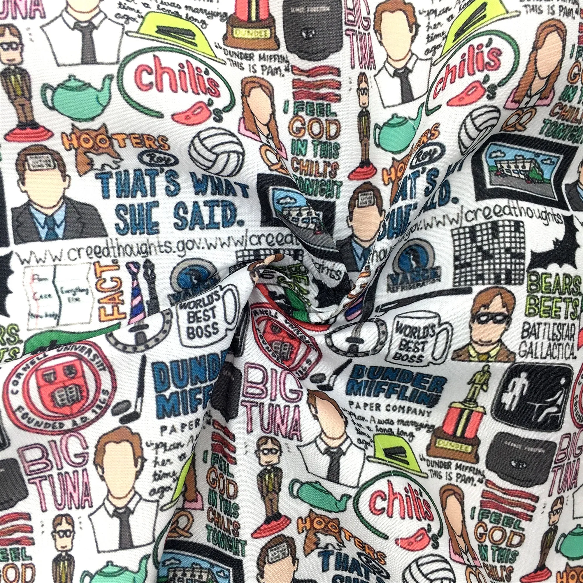 Cartoon Theme Printed Fabric