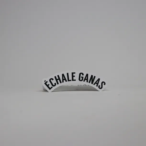 Échale Ganas Curved Sticker