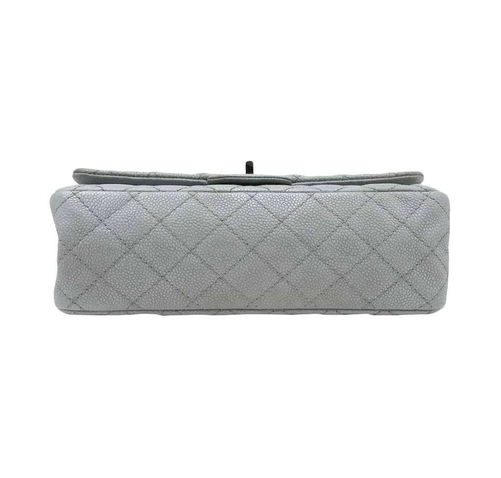 Chanel Double Flap Bag Light Gray