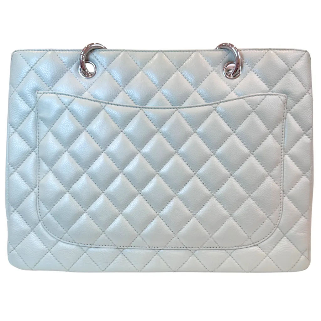 Chanel Light Grey GST Tote