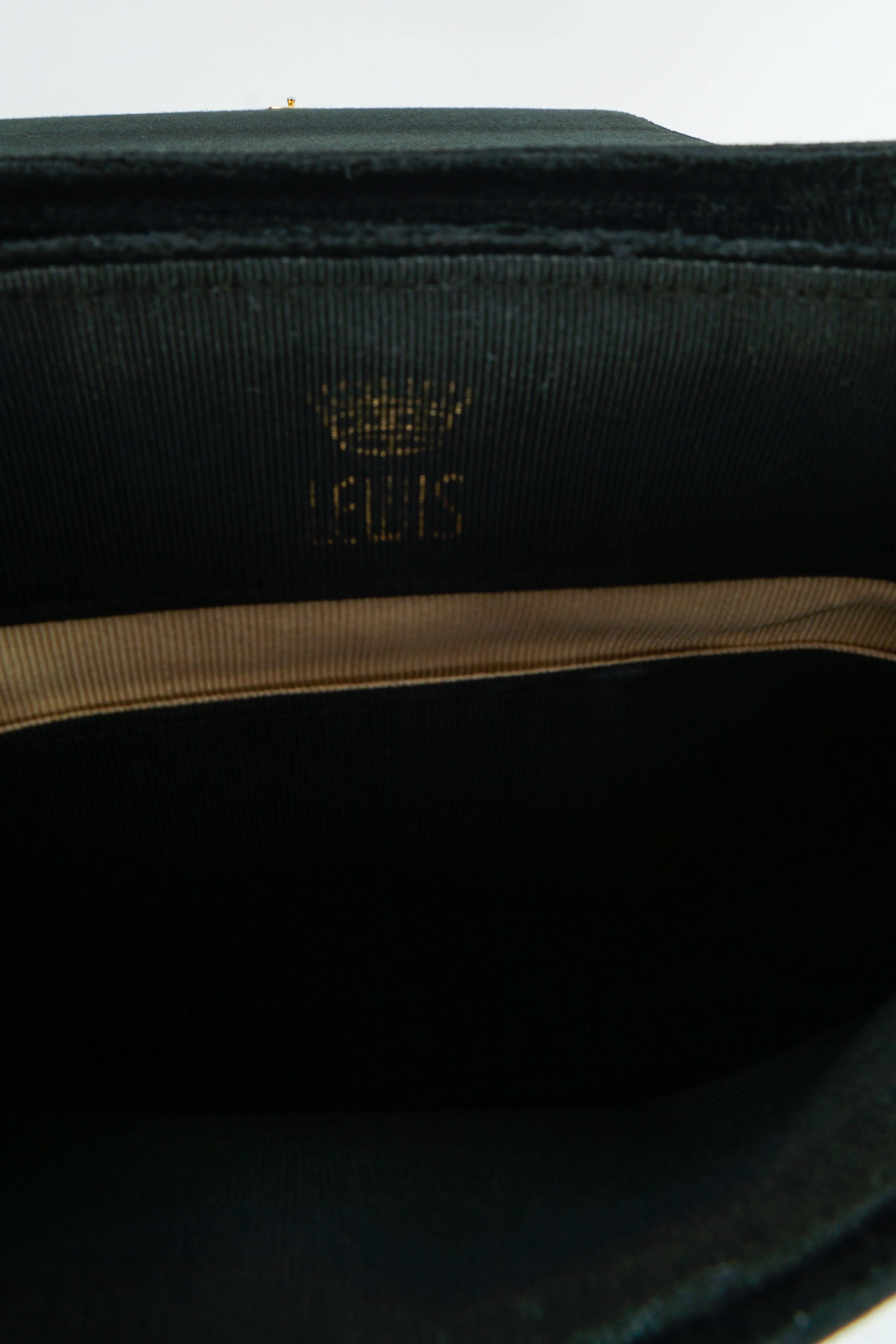 Chenille Stripe Chain Bag