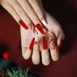 Christmas Coffin French Redwhite