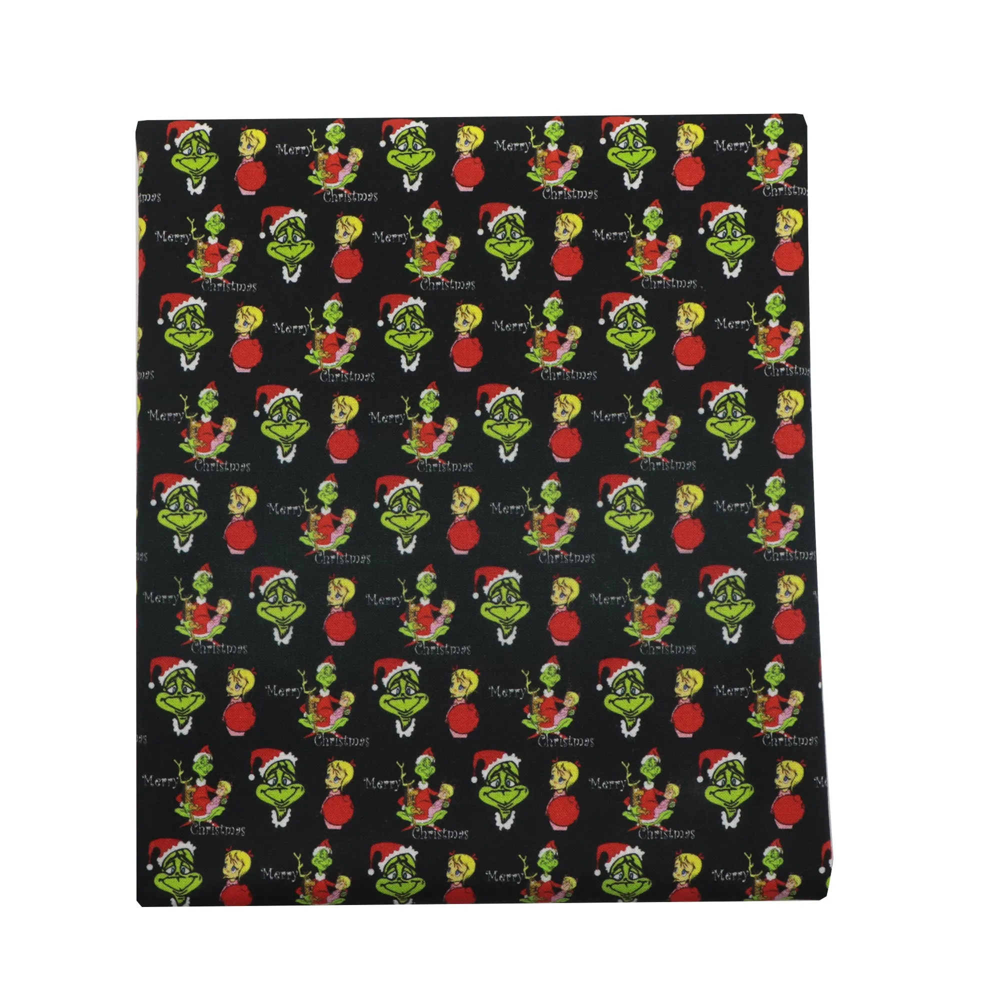 christmas day printed fabric