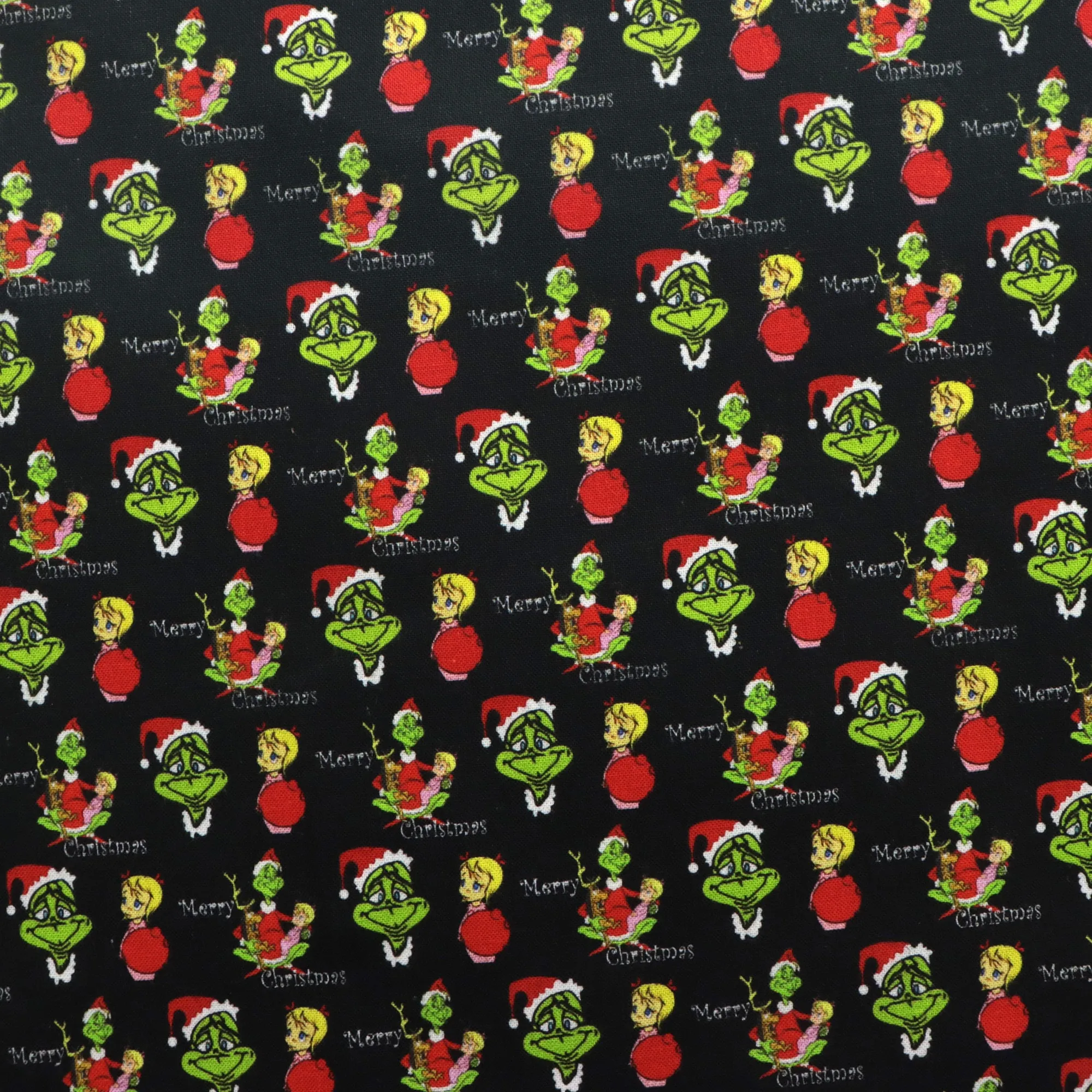 christmas day printed fabric