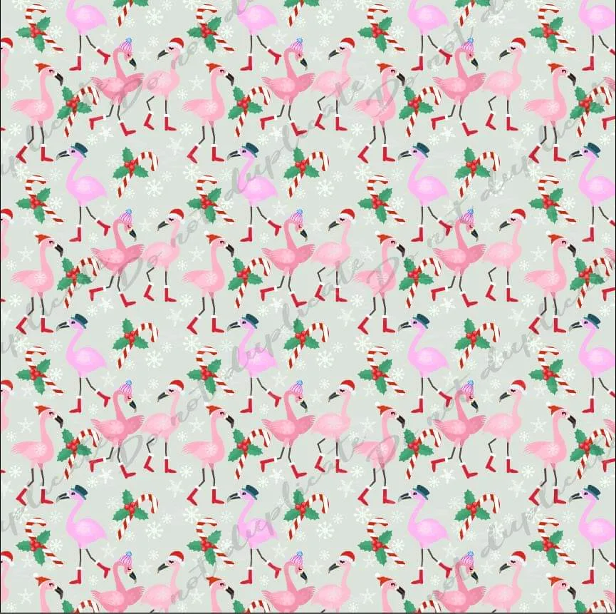 Christmas Flamingo Vinyl
