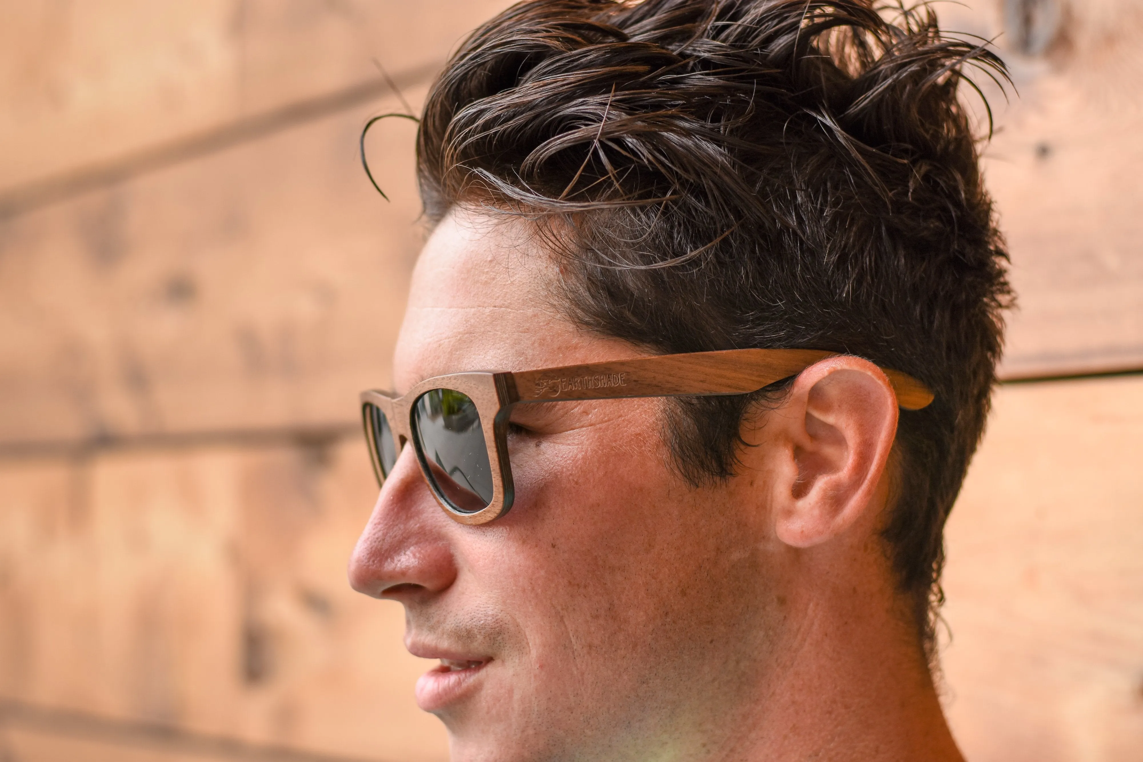 Classic - Dark Walnut Wood Sunglasses