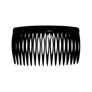 Classic Large Black Side Comb