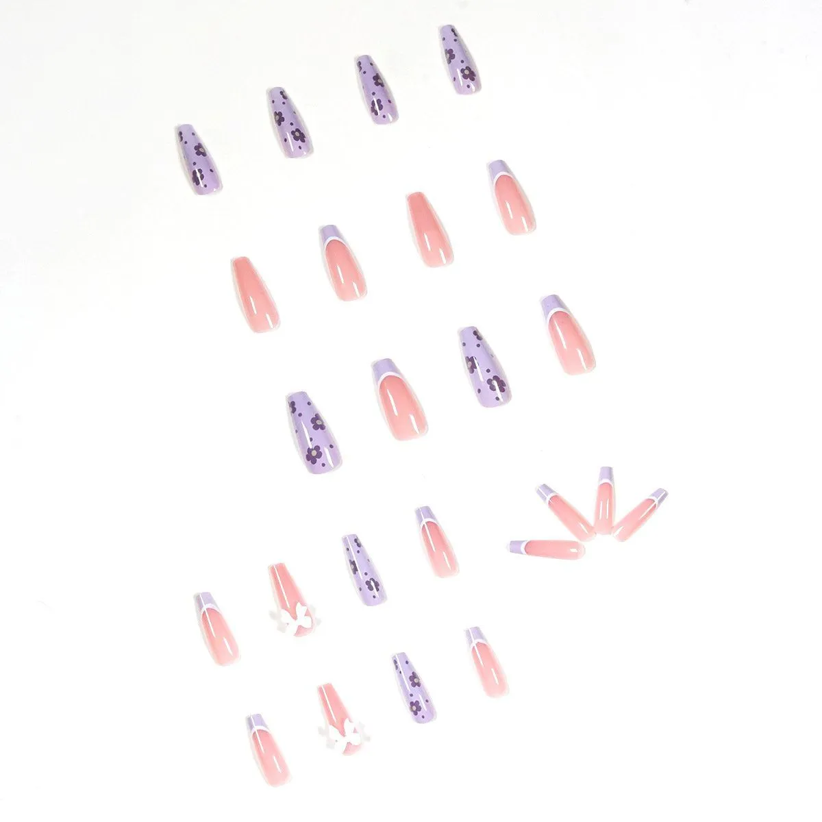 Coffin Lavender Pink French