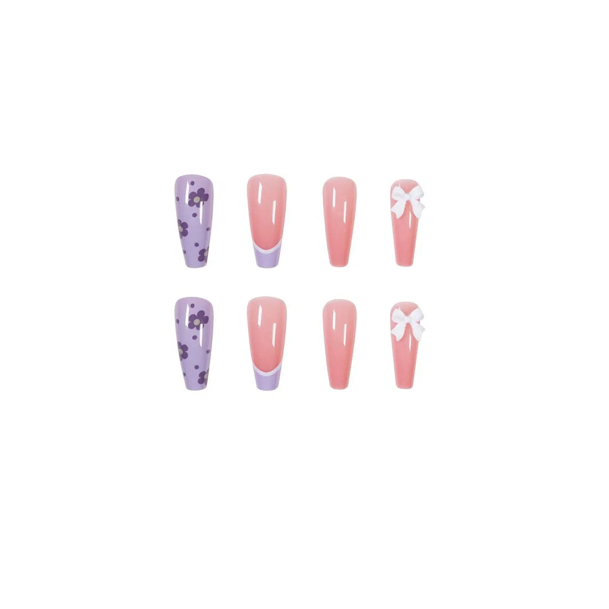 Coffin Lavender Pink French