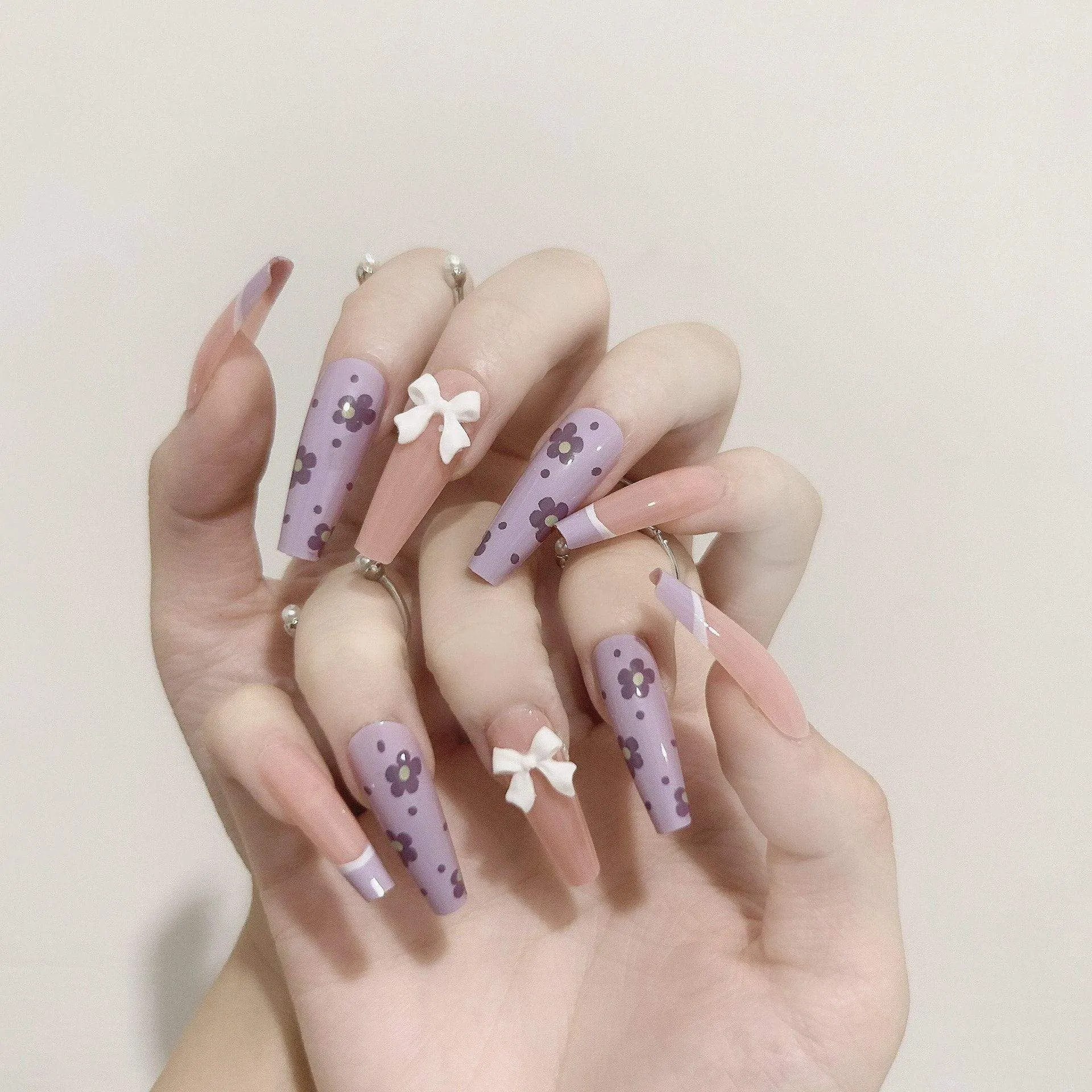 Coffin Lavender Pink French