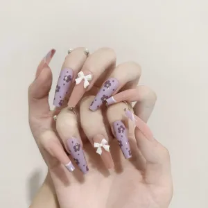 Coffin Lavender Pink French