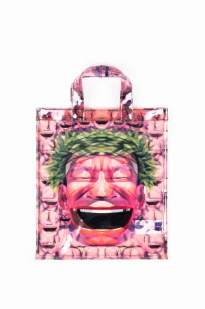 COMME DES GARCONS SHIRT X YUE MINJUN TOTE BAG MULTI PRINT C