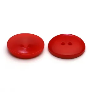 Corozo Button Red
