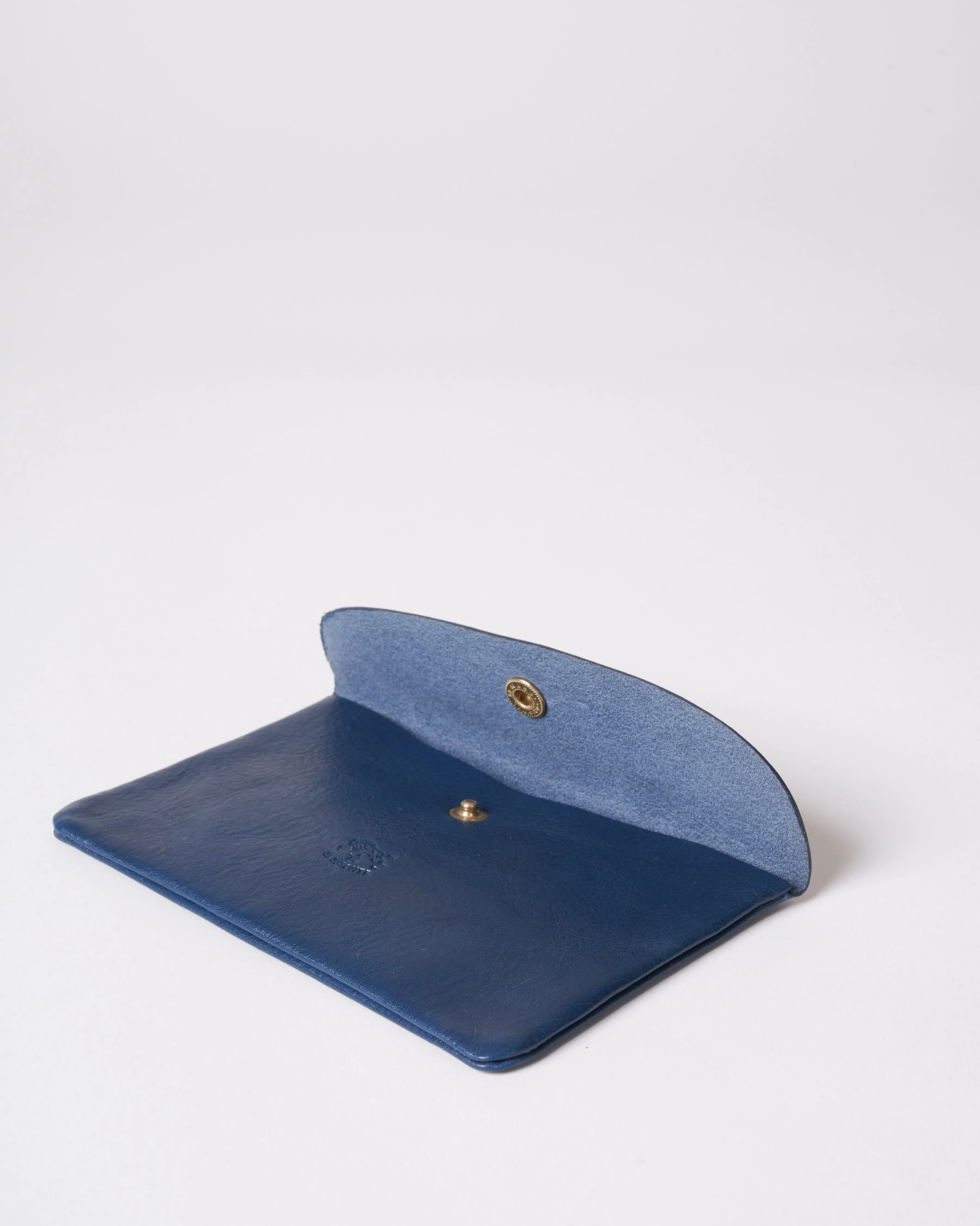 cowhide envelope - blue