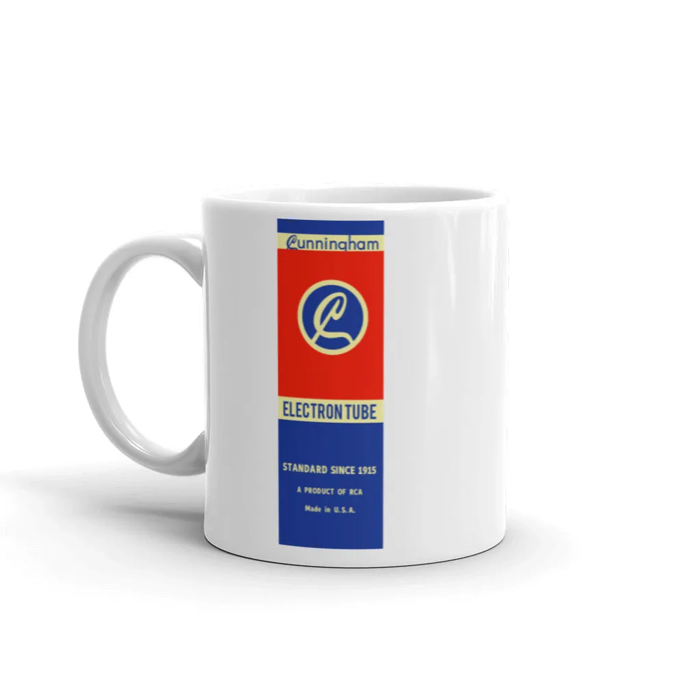 Cunningham Electron Tube White glossy mug