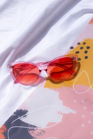 Curved Classic Cat Eye Sunglasses
