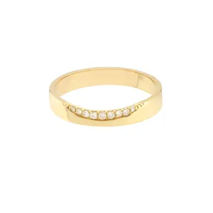 Curved Diamond Band