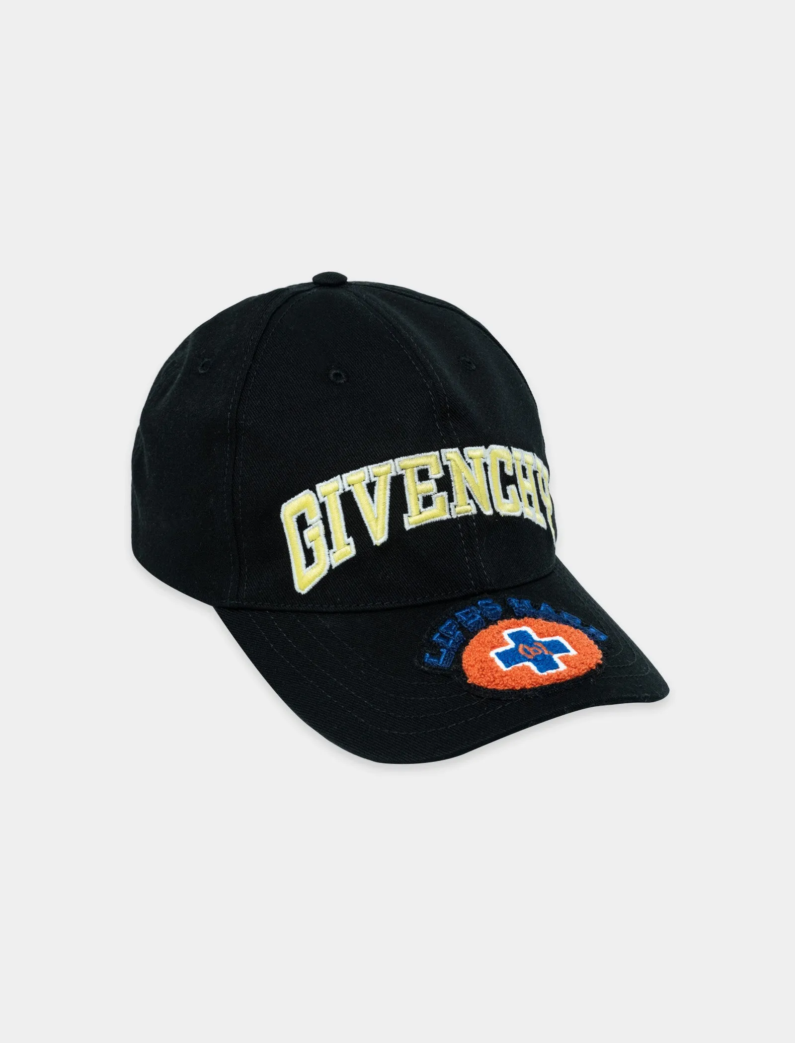 CURVED EMBROIDERED LOGO CAP