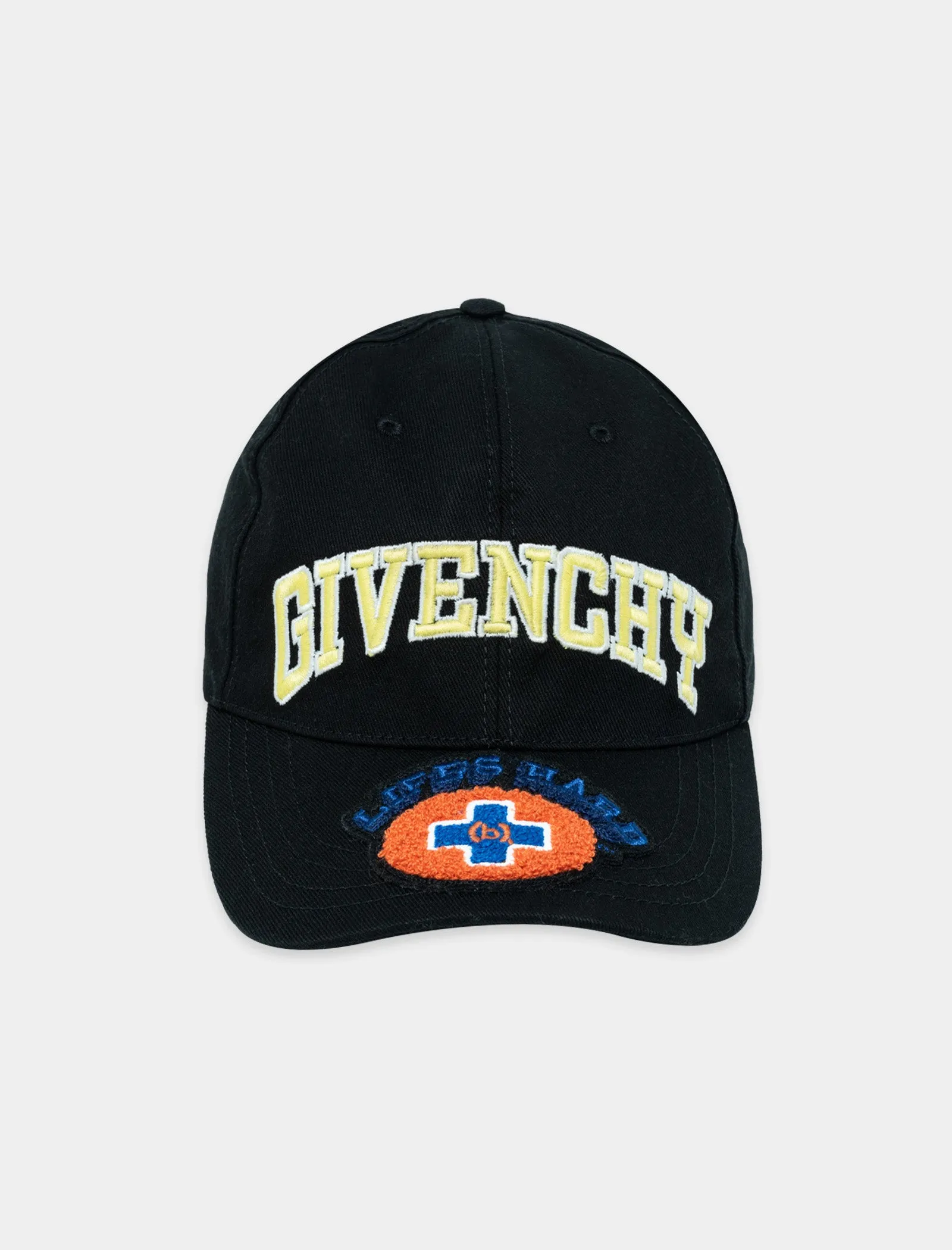 CURVED EMBROIDERED LOGO CAP