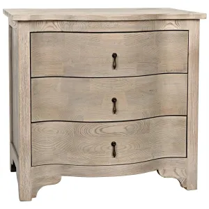 Curved Front Side Table