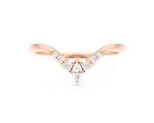 Curved Marquise Band
