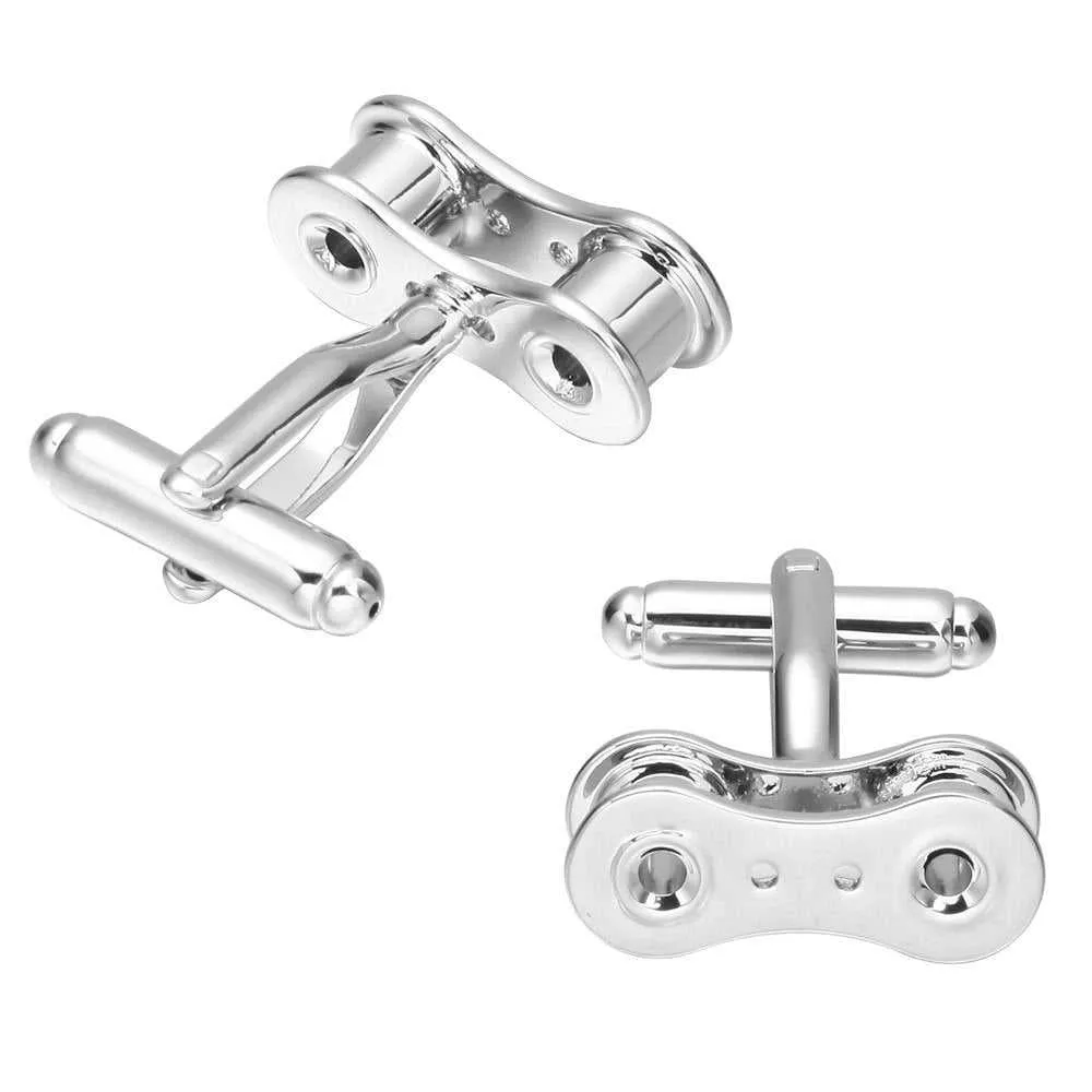 Cycolinks Bicycle Chain Link Cuff-links BOGOF