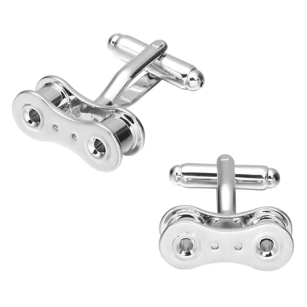 Cycolinks Bicycle Chain Link Cuff-links BOGOF