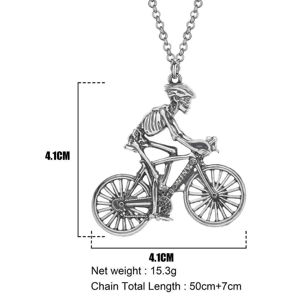 Cycolinks Skeleton Biker Necklace BOGOF