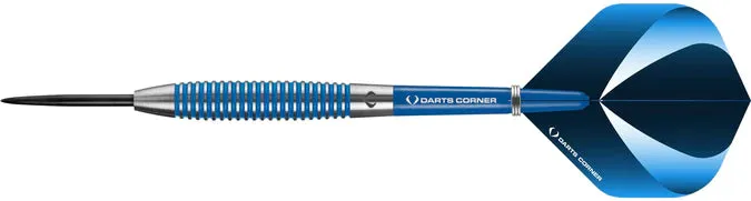 Darts Corner Squadron Darts | 90% Tungsten 24g | Steel Tip | M3 | Blue