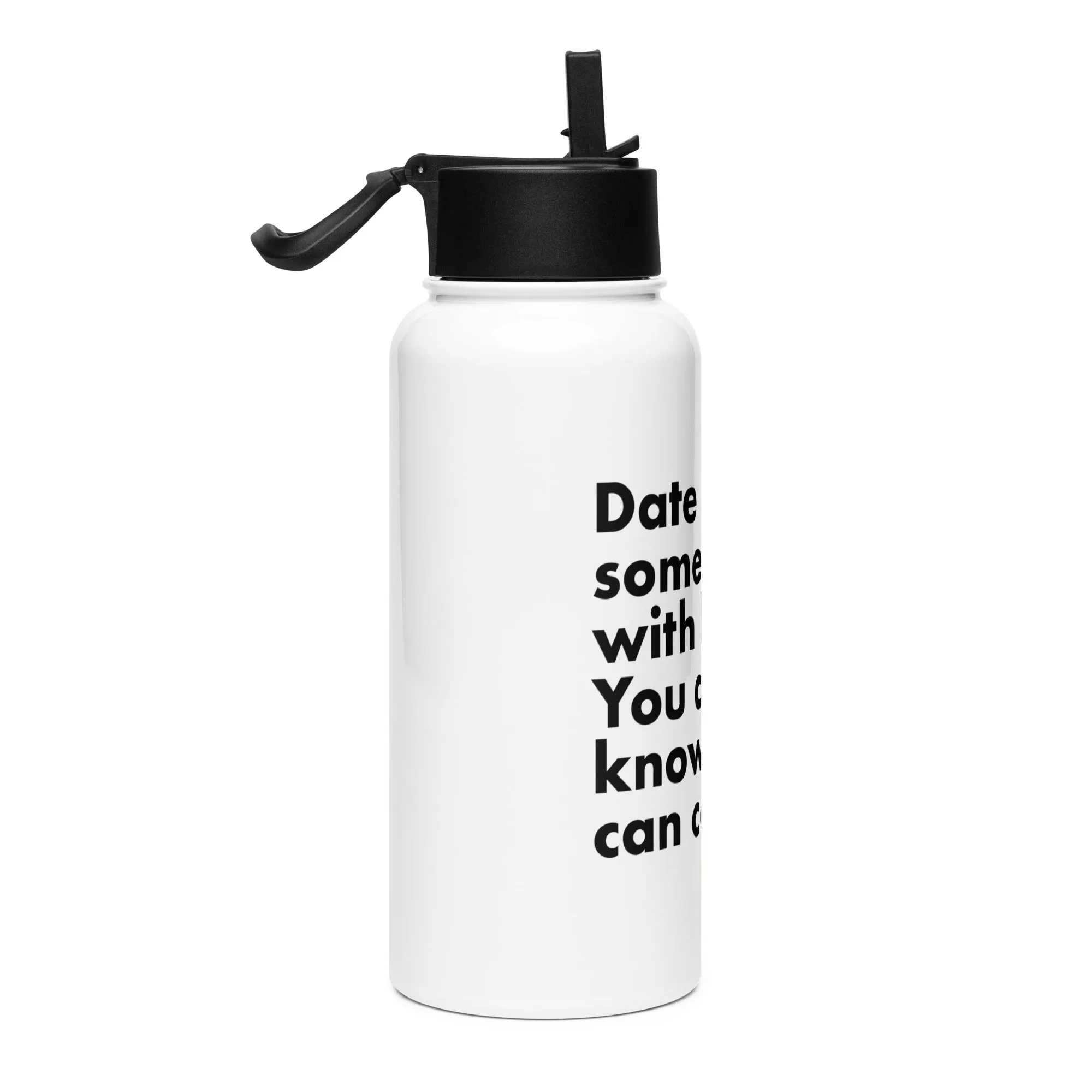 Date someone with locs Stainless steel water bottle