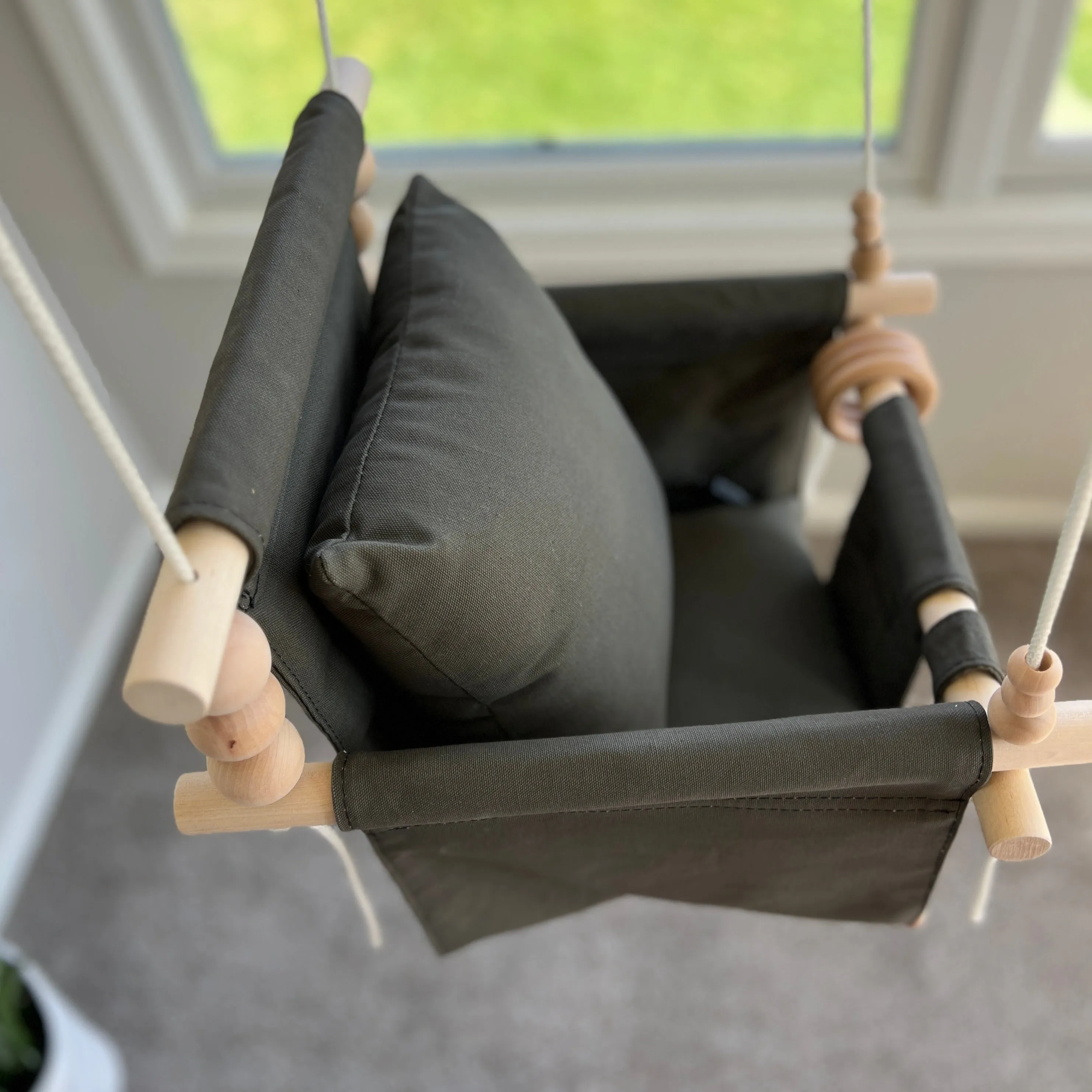 Deluxe Indoor High Back Swing Bundle - Neutral Confetti