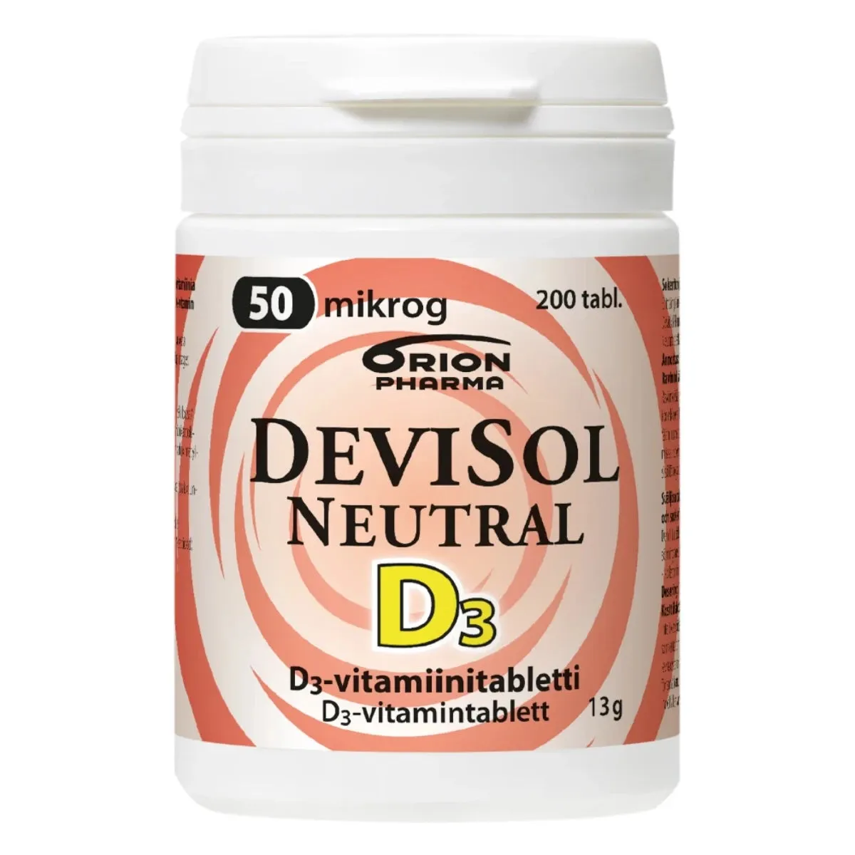 DEVISOL Neutral 50 mikrog tabletti 200 kpl