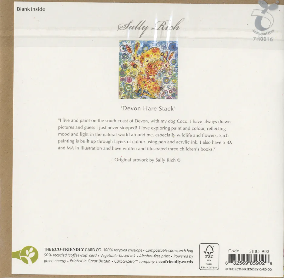 Devon Hare Stack Card