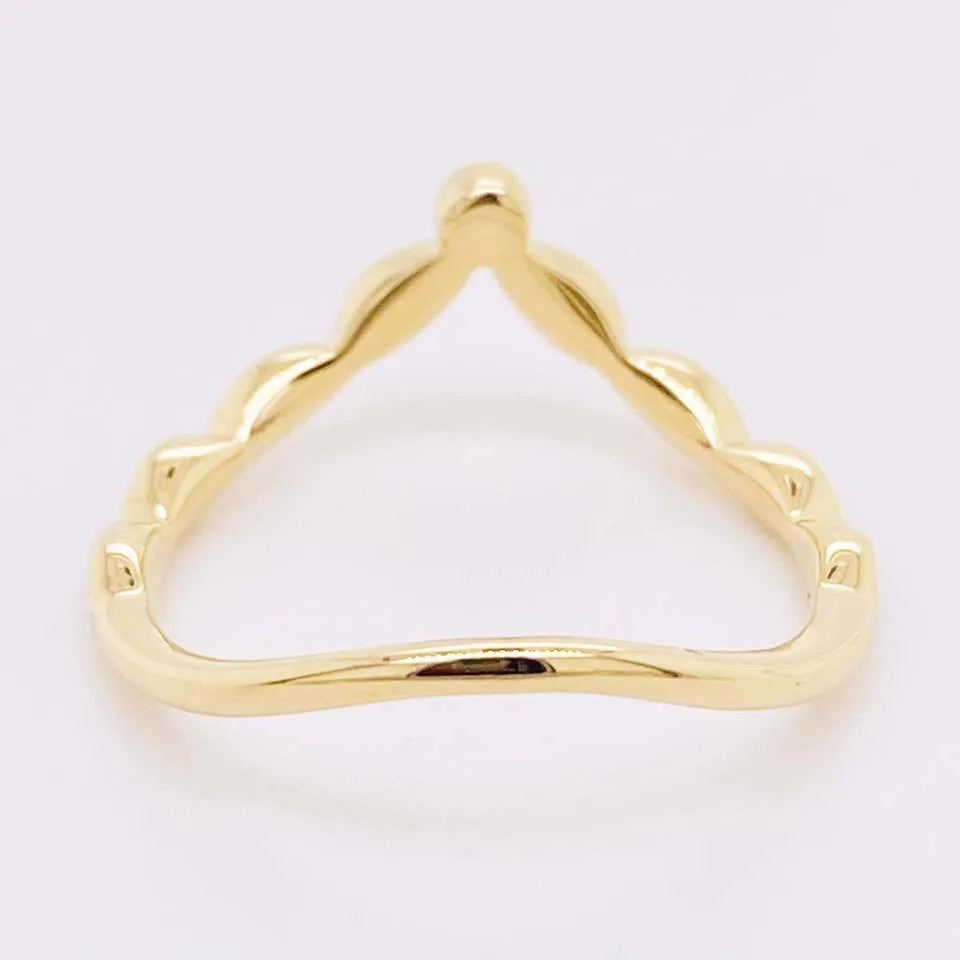 Diamond Curved Ring