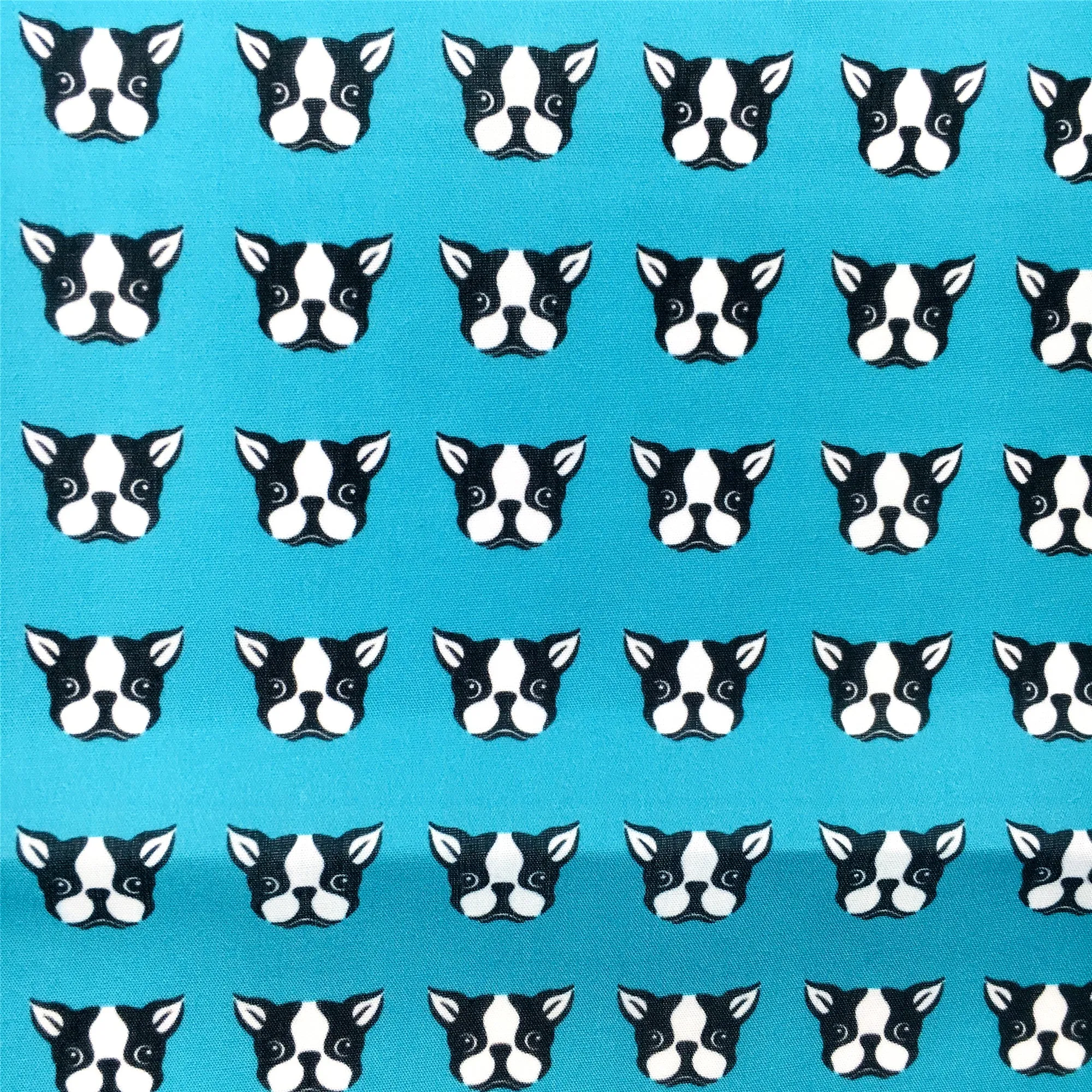 dog puppy printed fabric